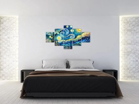 Obraz – Mozaika gwiaździstej nocy (125x70 cm)