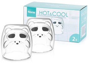 4Home Szklanka termiczna Hot&Cool Frosty Bear 250 ml, 2 szt.