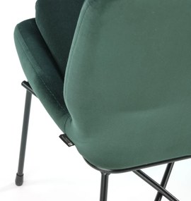 Designerskie krzesło z niskimi podłokietnikami K454 Halmar