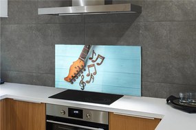 Szklany Panel Akordy na Gitarze