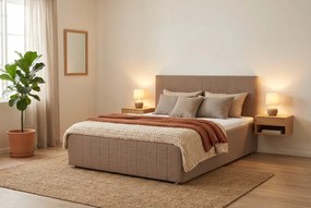 Łóżko OTTO 120x200 cm Beżowy Bez materaca