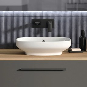 Szara wisząca szafka pod umywalkę 80x63 cm i.Life B – Ideal Standard