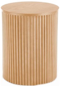 Stolik boczny WOODY 50x40 cm beżowy