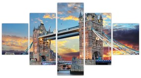 Obraz - Tower Bridge, Londyn, Anglia (125x70 cm)