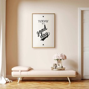 Plakat Today 29,7x42 cm z ramą złotą bez marginesu ARTGEIST B