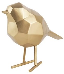 Figurka dekoracyjna w kolorze złota w kształcie ptaszka PT LIVING Bird Small Statue