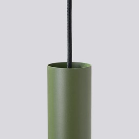 Lampa wisząca LAGOS 2 zielona oliwka SOLLUX  LIGHTING