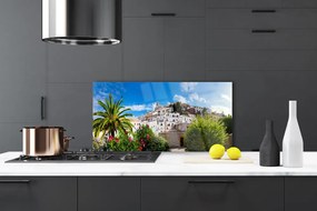 Panel nad blat kuchenny Tropikalna Metropolia pod Palmami