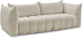 Beżowa sofa z materiału bouclé 286 cm Azra – Bobochic Paris