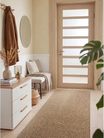 Jasnobrązowy chodnik odpowiedni do prania 80x240 cm Rocco Caramel – Elle Decoration