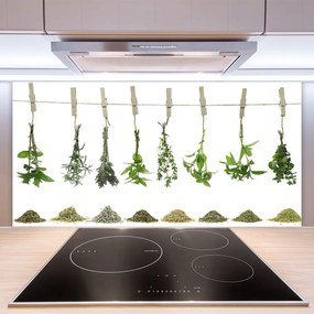 Panel Szklany do Kuchni Świeżość Kwiatów Ogrodowych