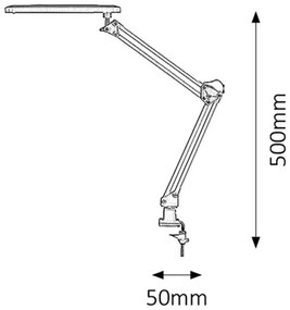 Rabalux 4419 lampa stołowa LED Raul