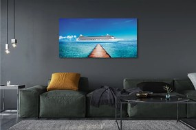 Fotoobraz na płótnie Słoneczny Rejs po Morzu