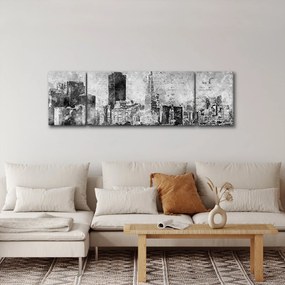 Obraz - Miasto sztuki kawowej (170x50 cm)