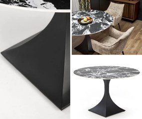 Okrągły stół z blatem ze spieku Manuel Halmar