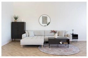 Ciemnobrązowy stolik w dekorze dębu 50x100 cm Kyoto – House Nordic