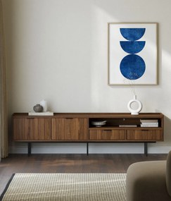 Stolik RTV do salonu 200 cm orzech warmia T5-B47