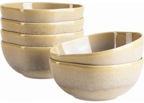 Zestaw misek Cordelia Sand Textura 16 cm, 6 szt.