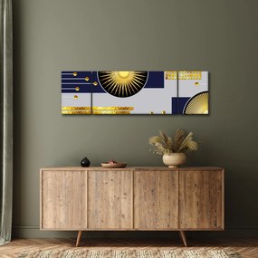 Obraz - Złote koła (170x50 cm)