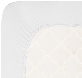 4Home prześcieradło jersey Lycra biały, 90 x 200 cm