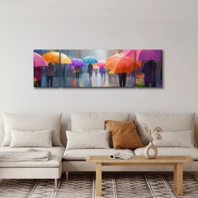 Obraz - Deszczowy dzień (170x50 cm)