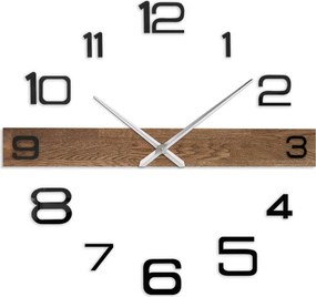 Drewniany zegar ścienny o minimalistycznym designie - HOPLOK
