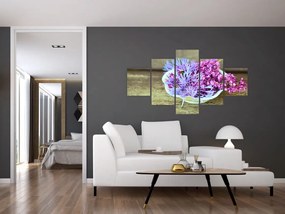 Obraz - fioletowa roślina (125x70 cm)