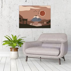 Obraz na szkle - Japonia N⁰1 (70x50 cm)