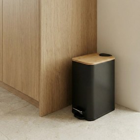 Wąski kosz łazienkowy VEDA, 5 l