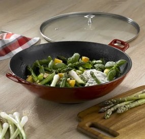 Kela Żeliwna Patelna WOK Calido, 36 cm