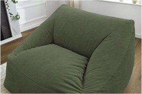 Zielony sztruksowy worek do siedzenia Lilibet – Bobochic Paris