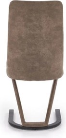 Tapicerowane krzesło do jadalni na jednej nodze K338