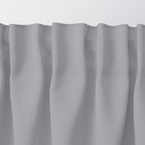Zasłona zaciemniająca na taśmie marszczącej  jasny szary 140 x 280 cm 1 szt.