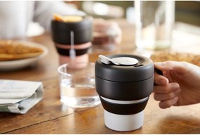 Czarny kubek termiczny 400 ml To Go – Lékué