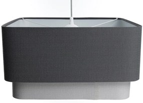 Lampa wisząca KWADRO DUO 007 51x47cm grafitowa/szara BPS KONCEPT