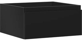 Mexen Orio szafka łazienkowa podumywalkowa 50 cm, 1 szuflada, czarna mat - 91A10-05023-1-BF71