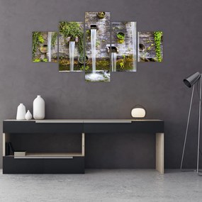 Obraz - Kamienny mur, Hamburg, Niemcy (125x70 cm)