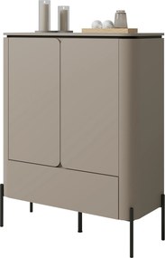 Komoda wysoka Bello 98 cm z szufladą - congo