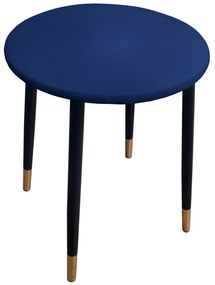 Taboret TRIX AL15  granatowy podstawa czarna/złota