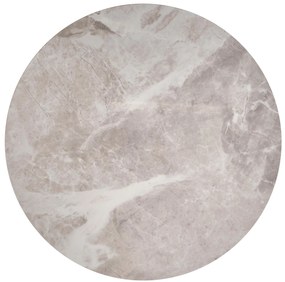 Zestaw 2 okrągłych ław 54/48 44/38 popiel spiek szaru marmur /grafit ITAKA