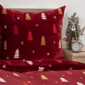 4Home Pościel mikroflanela Crimson Woods, 140 x 220 cm, 70 x 90 cm