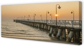 Obraz na płótnie Klasyczne Molo w Gdańsku