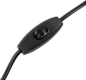 Lampa stołowa w stylu art deco brązowa bez klosza - Bruut