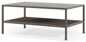 Szary metalowy stolik 60x100 cm Fayna – Marckeric