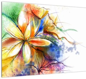 Obraz na szkle - Kwiat (70x50 cm)
