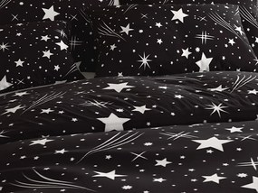 PrzytulneMieszkanie.pl PrzytulneMieszkanie.pl Pościel z mikrofibry NOČNÍ OBLOHA czarna Rozmiar pościeli: 70 x 90 cm | 140 x 200 cm