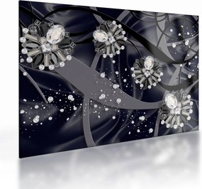 Obraz na szkle - Diamenty w pomieszczeniu (70x50 cm)