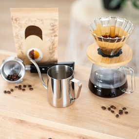 4Home Dzbanek nierdzewny do kawy przelewowej, 350 ml