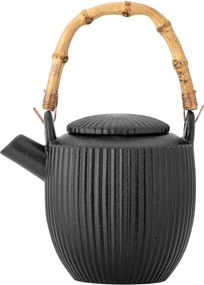 Czarny kamionkowy dzbanek do herbaty 850 ml Neri – Bloomingville