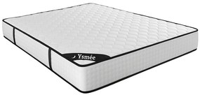 Materac 180 x 200 cm z 7-strefowymi sprężynami kieszeniowymi i pianką memory o grubości 22 cm – LUREAN od YSMÉE
